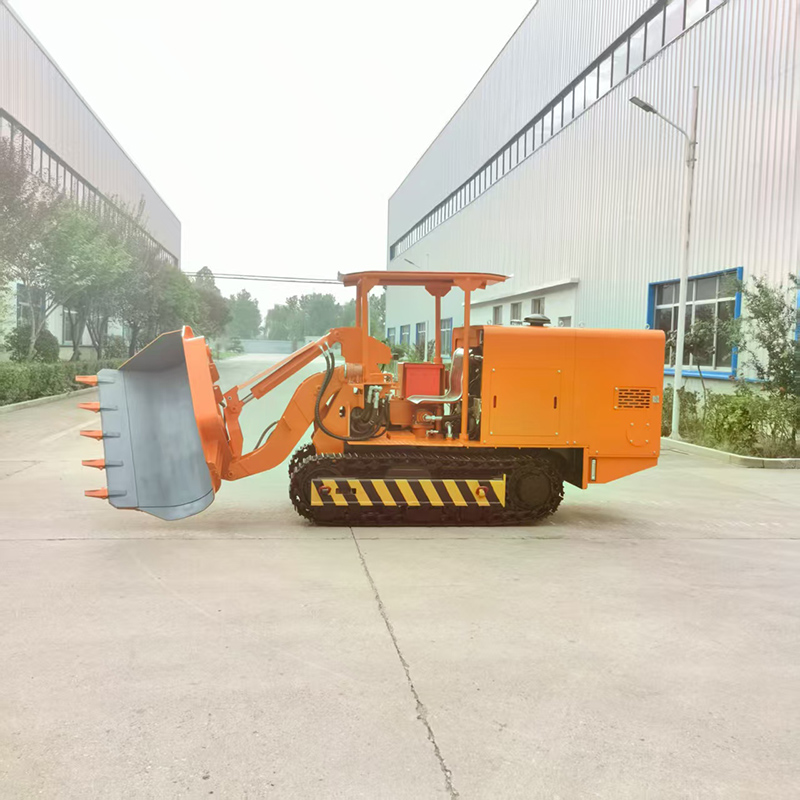 150 Side Dump Rock Loader