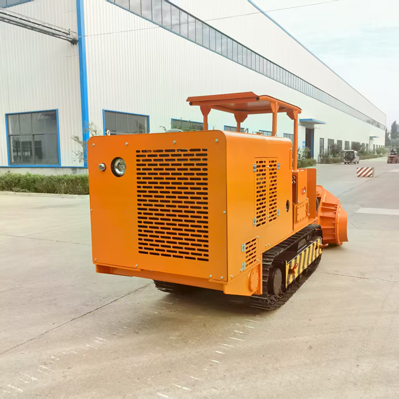 Cargador de rocas de descarga lateral para minería