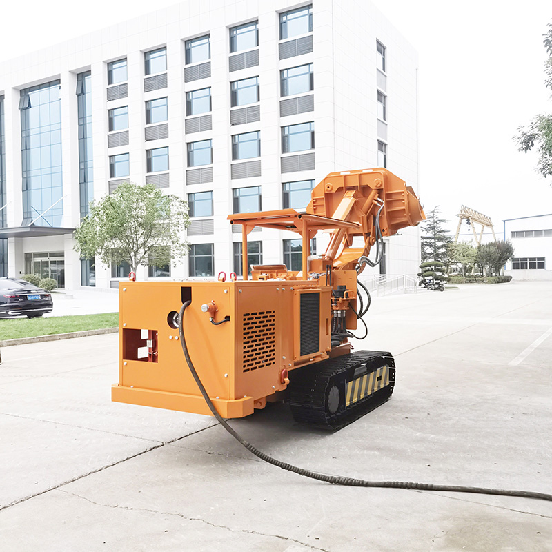 Minicargadora de rocas de descarga lateral