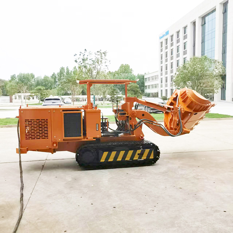 Pemuat Batu Bongkar Samping Kendali Jarak Jauh