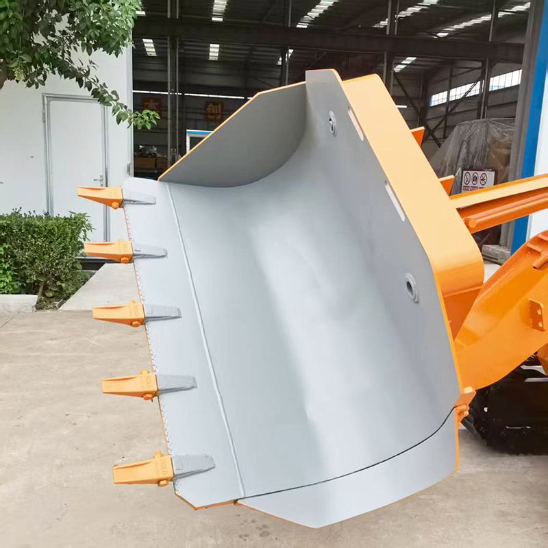 Cargador de rocas de descarga lateral pequeña