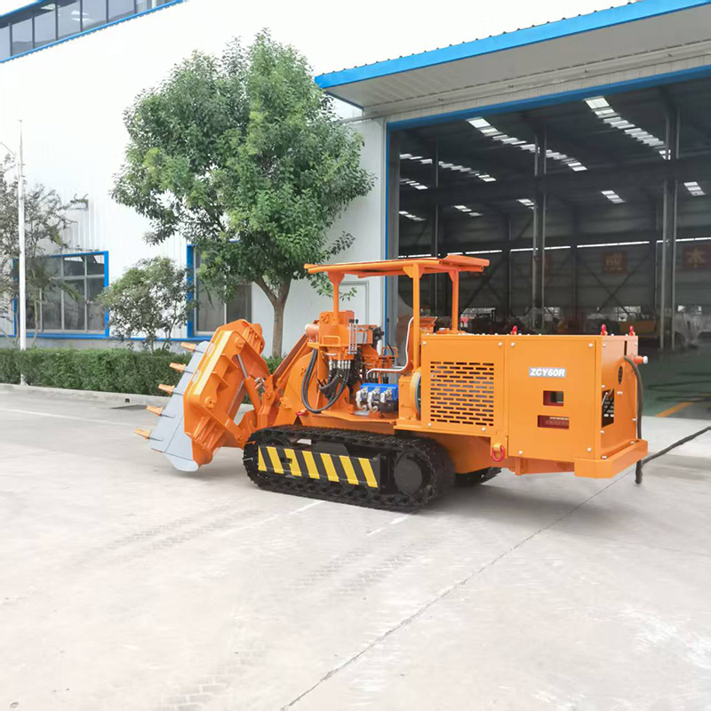 Engineering Side Dump Rock Loader