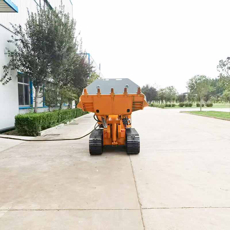 Engineering Side Dump Rock Loader