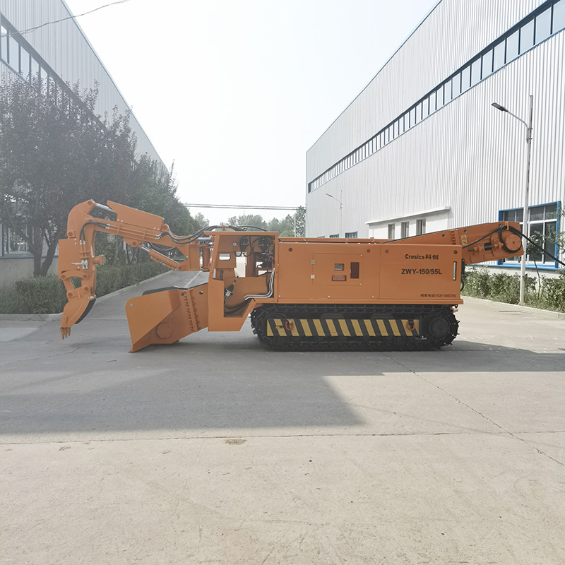 Cargadora de cadenas para minería