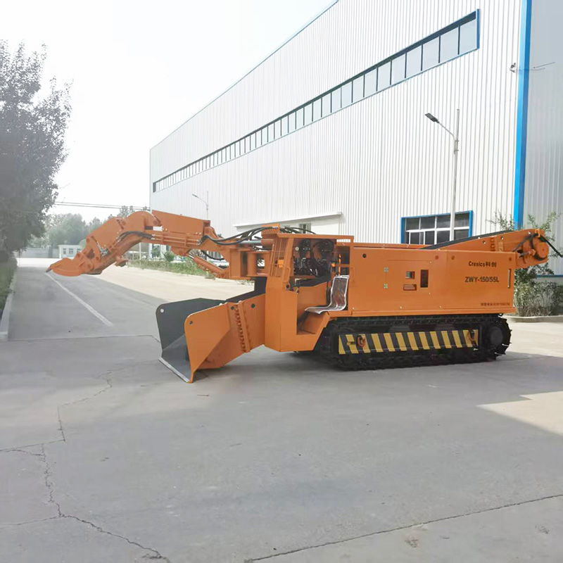 Chargeur déblayeur à arbre incliné