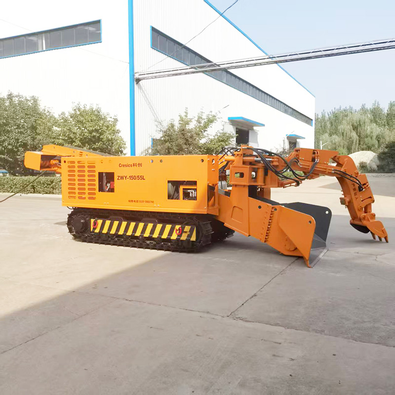 Chargeur déblayeur à arbre incliné