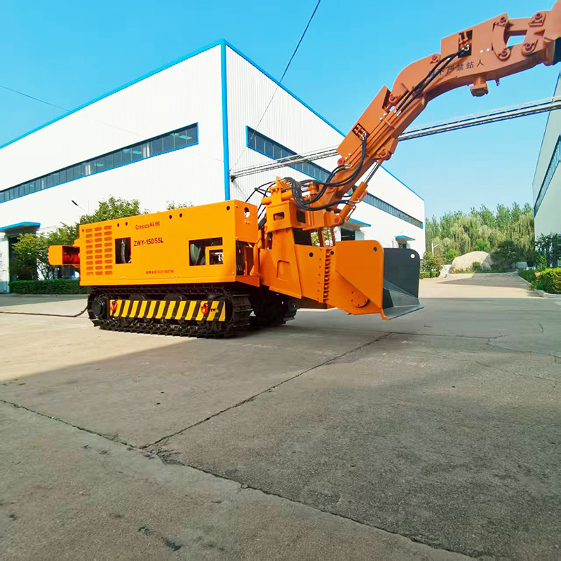 Máy xúc lật băng tải cạp