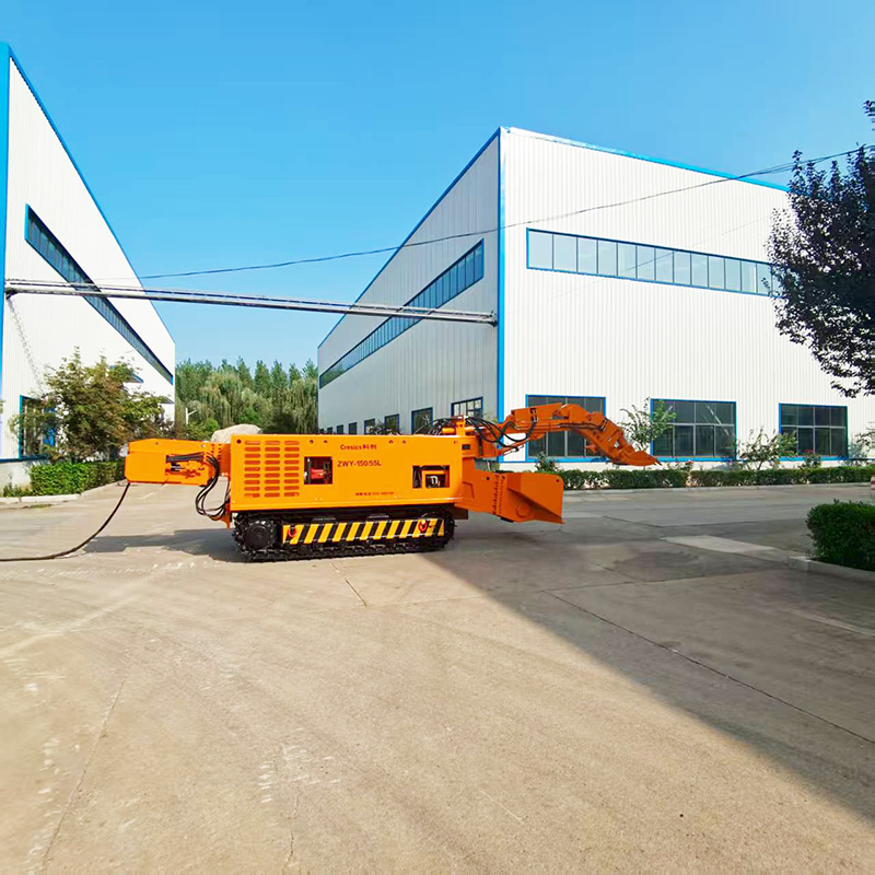 Máy xúc lật băng tải cạp