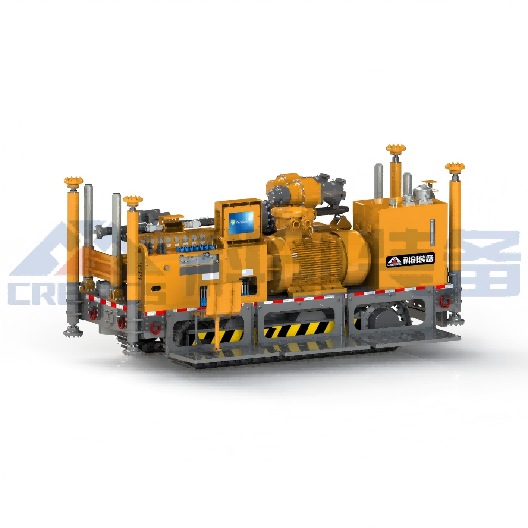 Plataforma de perforación de túneles para minas de carbón