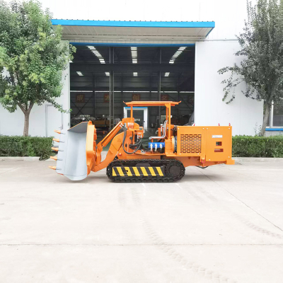 Quick Change Side Dump Rock Loader