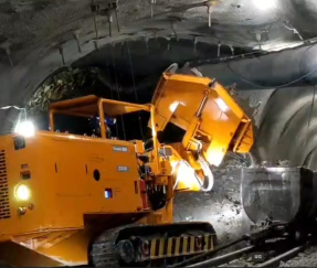 Diesel Side Dump Loader