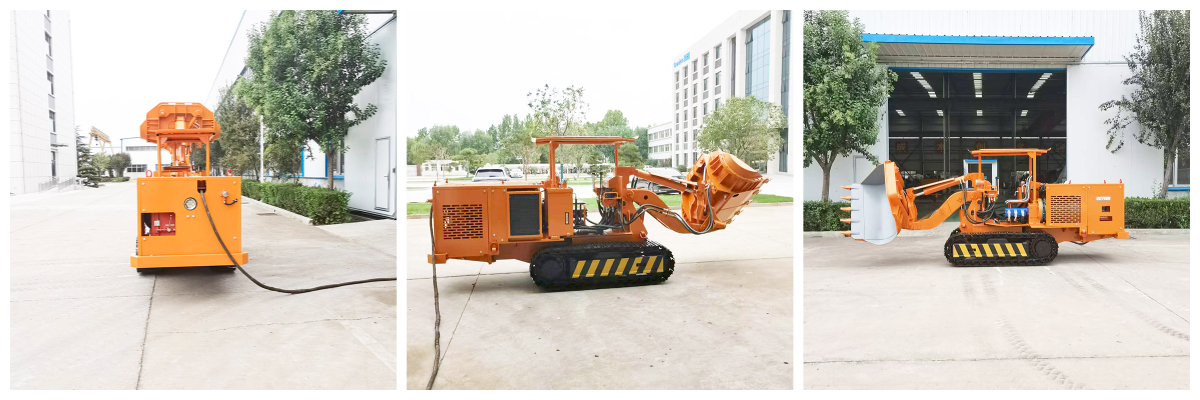 Pemuat Batu Bongkar Samping Kendali Jarak Jauh