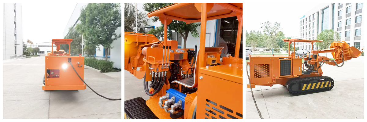 เครื่องตักหินแบบขนถ่ายด้านข้างที่มีประสิทธิภาพ เครื่องตักหินแบบขนถ่ายด้านข้างที่มีประสิทธิภาพ