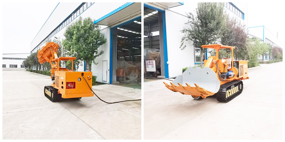 Ótimo carregador lateral de rochas