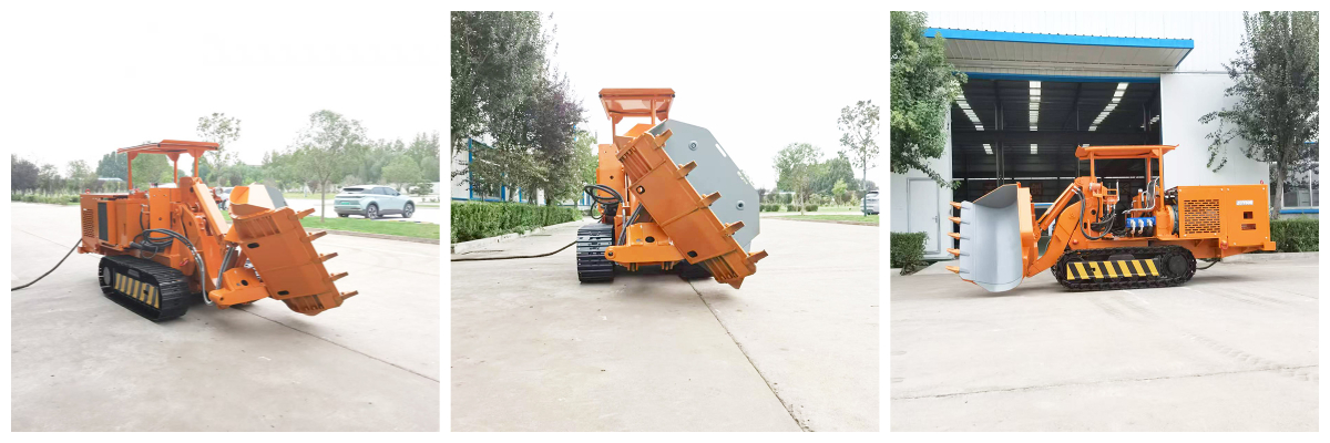 Ótimo carregador lateral de rochas