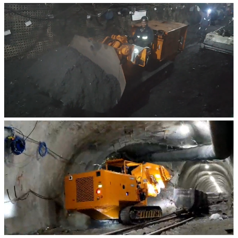 เครื่องขนหินในเหมืองถ่านหิน