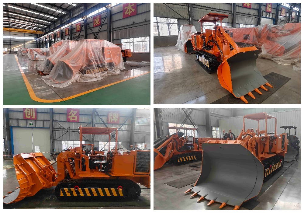 Elektrischer Seitenkipper-Steinlader