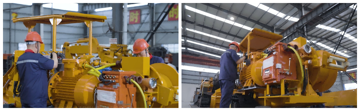 รถตักหินแบบเทข้างประสิทธิภาพสูง